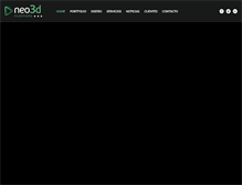 Tablet Screenshot of neo3dmultimedia.com
